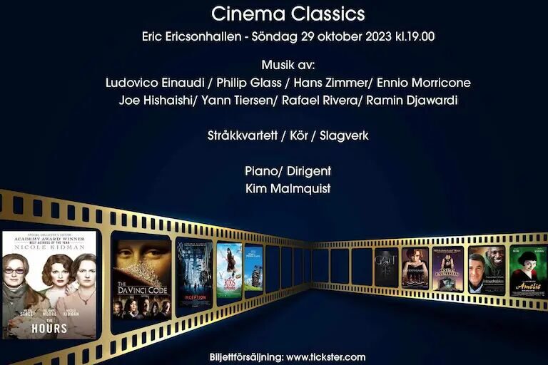 Jag sjunger i Cinema Choir på konserten Cinema Classics